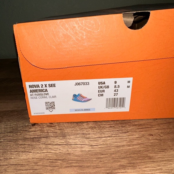 Merrell Nova 2 X See America At Foxglove trail running shoes mens size 9 - Picture 7 of 7